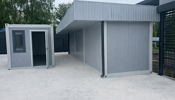 Модульные здания для инфраструктуры стадиона - фото