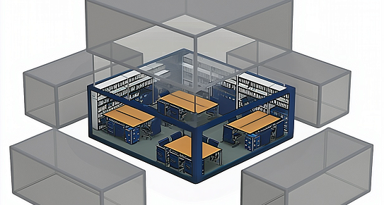 Модульная школа - фото