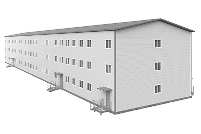 Модульное общежитие на 300 мест