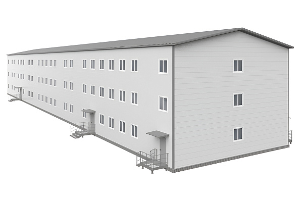 Модульное общежитие на 300 мест