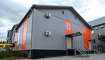 Модульное здание моечного комплекса - фото