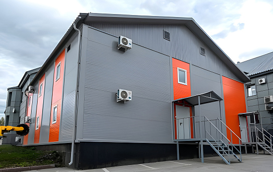 Модульное здание моечного комплекса