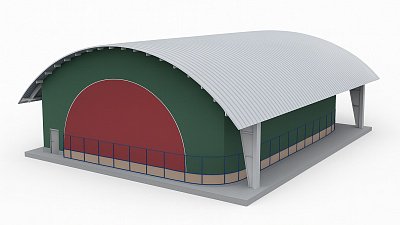 Каркасный манеж