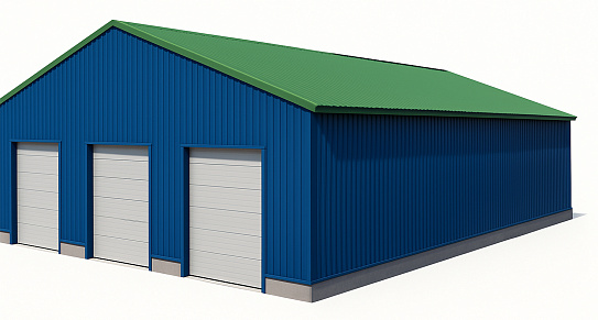  Каркасный ремонтный центр - фото