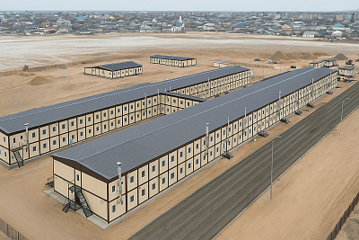 Вахтовый поселок на 150 человек