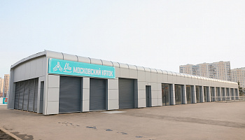 Модульная раздевалка для катка - фото