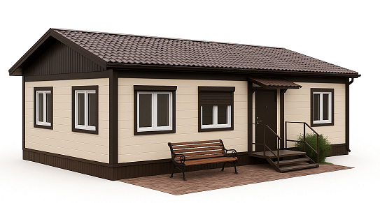 Быстровозводимое жилое здание - фото