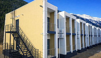 Модульная гостиница площадью 1 357 кв. м - фото