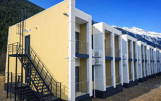 Модульная гостиница площадью 1 357 кв. м