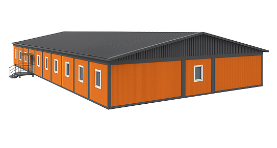 Модульные общежития на 30 человек - фото