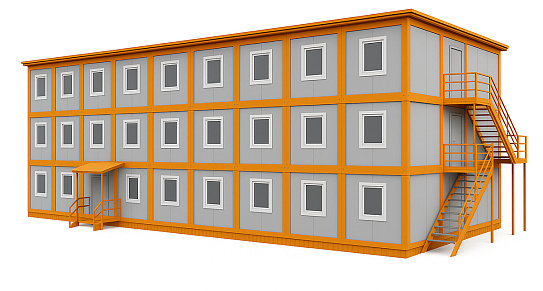 Модульное общежитие для студентов - фото