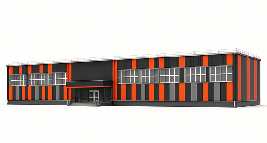 Быстровозводимый спортивный комплекс - фото