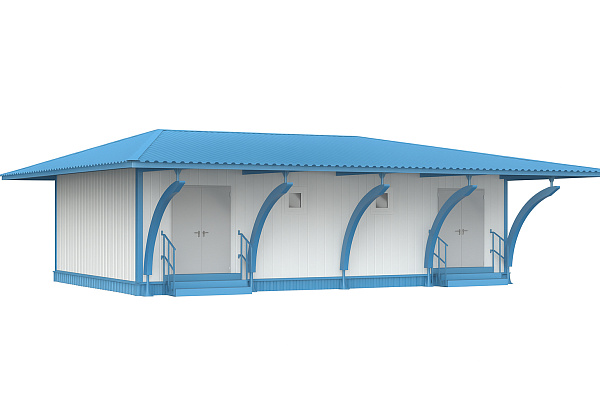 Раздевалка пляжная модульная