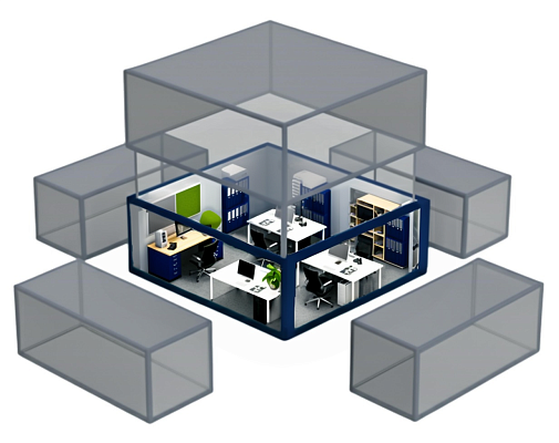 Здание модульного офиса