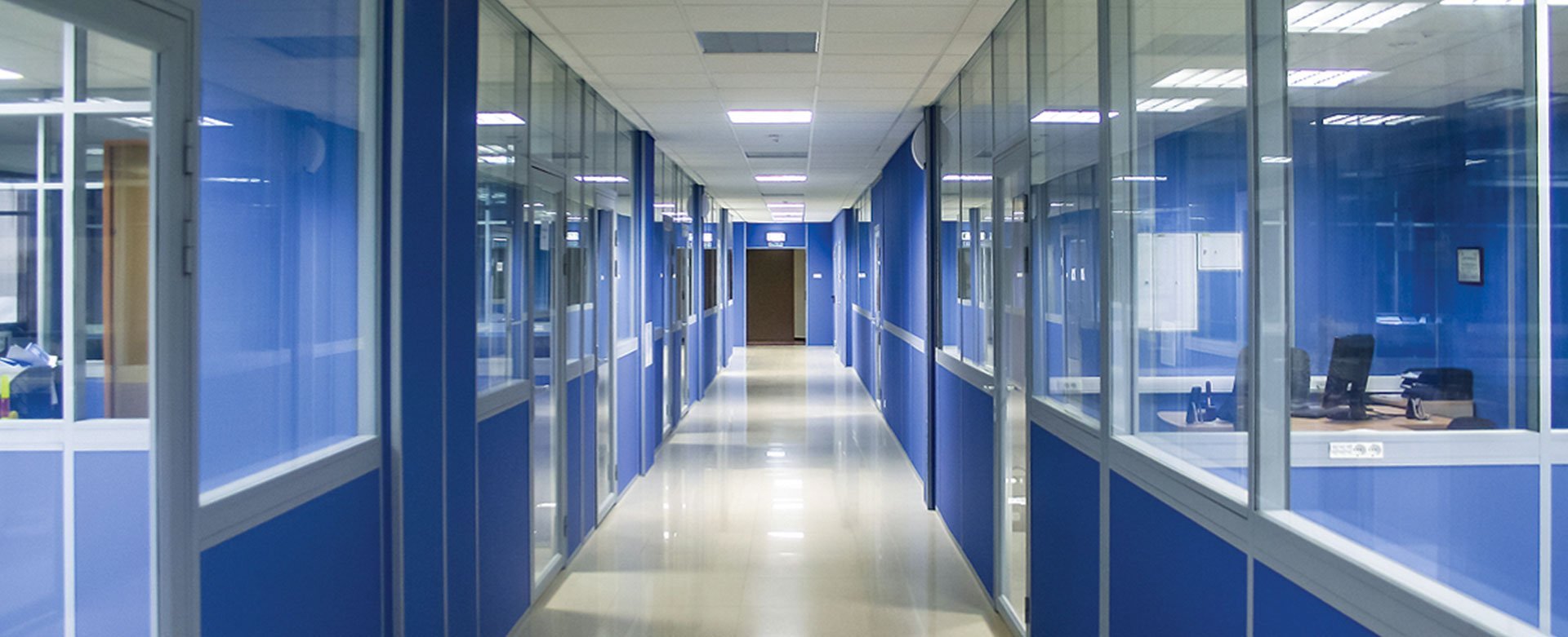 Алюминиевые перегородки - фото